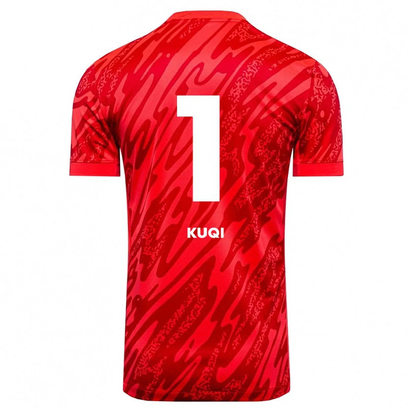 Danxen Damen Blero Kuqi #1 Trikot Rot Weiß Torwarttrikot 2025/26 Schweiz