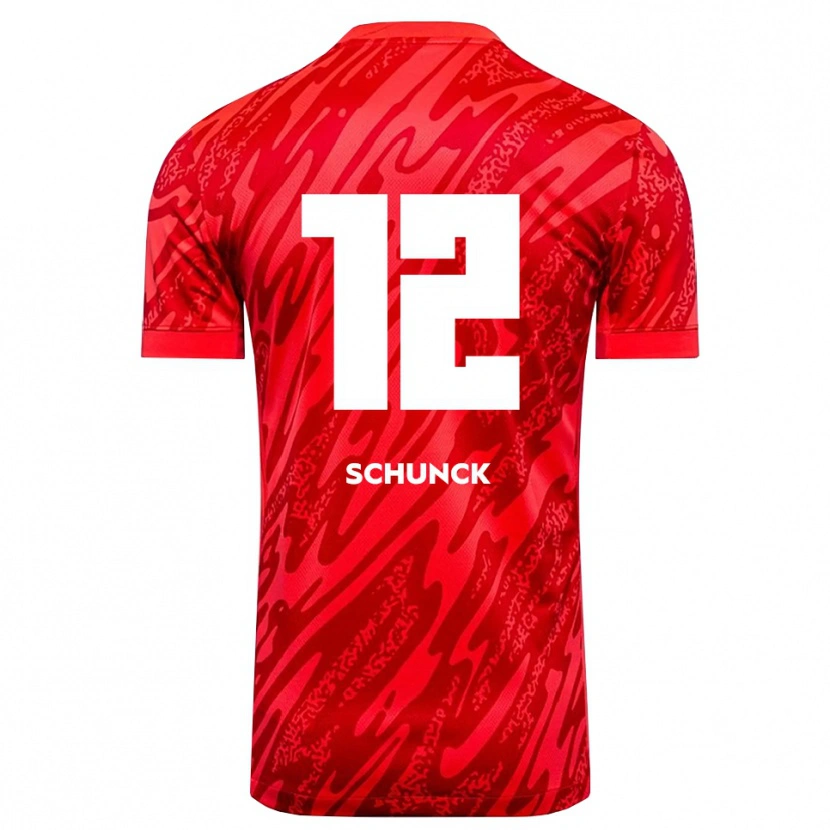 Danxen Damen Jan Schunck #12 Trikot Rot Weiß Torwarttrikot 2025/26 Schweiz