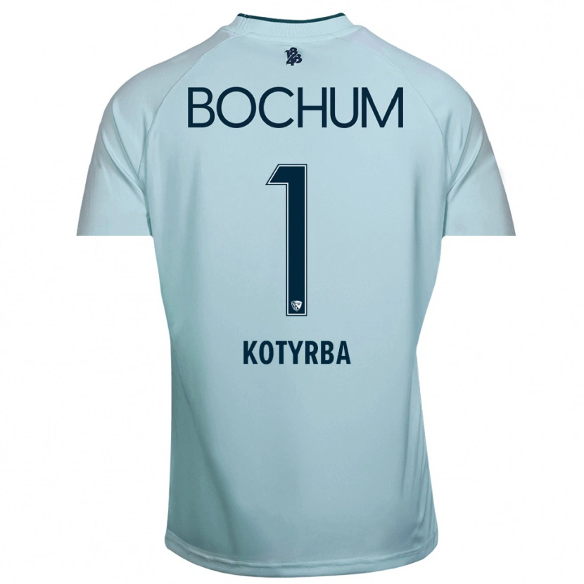 Danxen Damen Finn Kotyrba #1 Trikot Cyan-Blau Torwarttrikot 2025/26 Schweiz