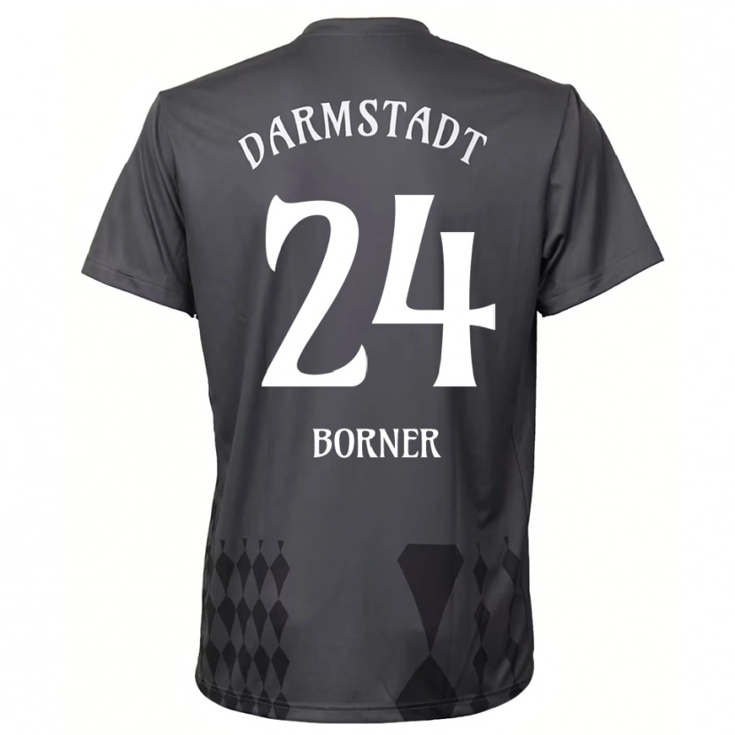Danxen Damen Benedikt Börner #24 Trikot Dunkelgrau Torwarttrikot 2025/26 Schweiz