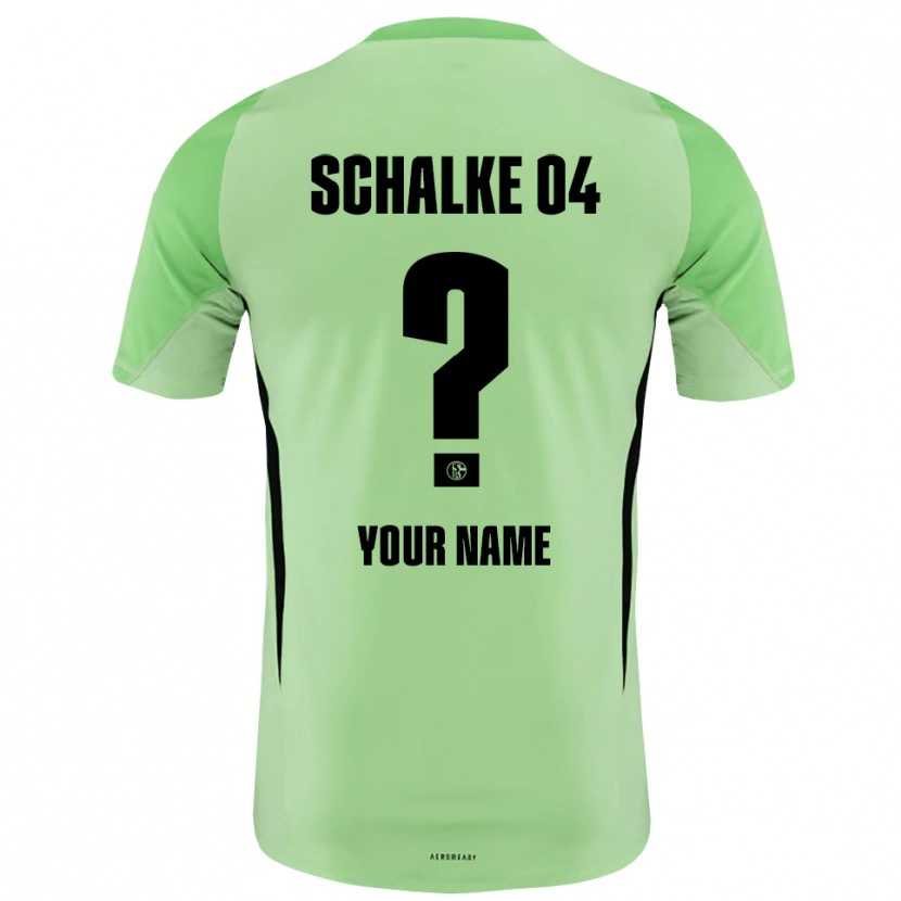 Danxen Damen Schalke 04 Trikot Hellgrün Schwarz Torwarttrikot 2025/26 Schweiz