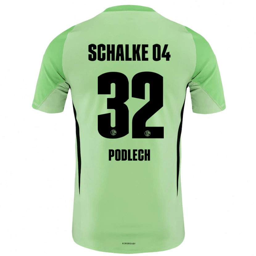 Danxen Damen Luca Podlech #32 Trikot Hellgrün Schwarz Torwarttrikot 2025/26 Schweiz