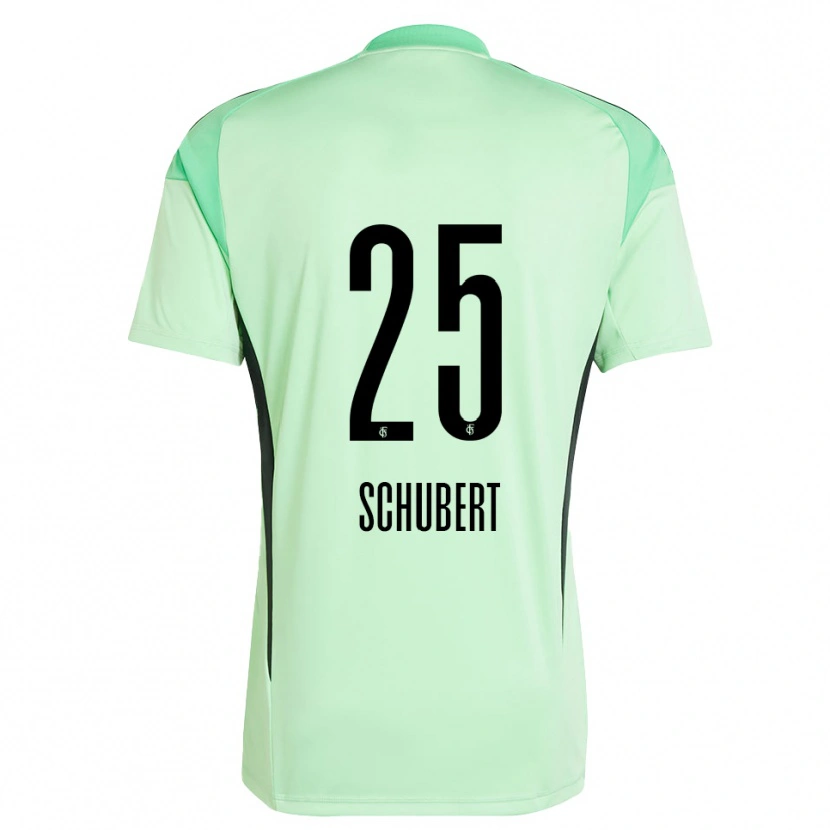 Danxen Damen Leonardo Schubert #25 Trikot Hellgrün Schwarz Torwarttrikot 2025/26 Schweiz