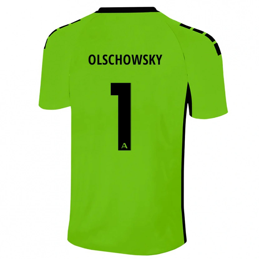 Danxen Damen Jan Olschowsky #1 Trikot Grasgrün Schwarz Torwarttrikot 2025/26 Schweiz