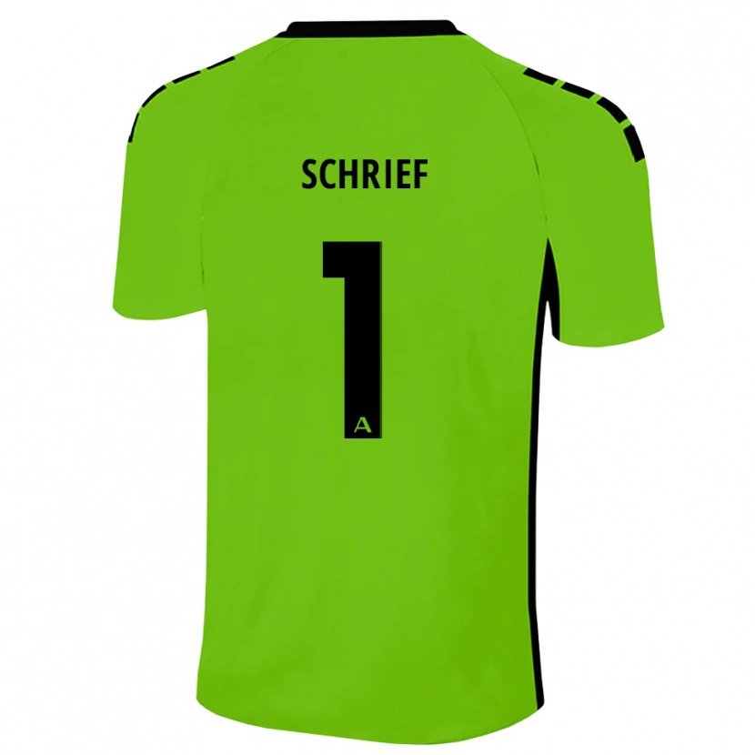 Danxen Damen Moritz Schrief #1 Trikot Grasgrün Schwarz Torwarttrikot 2025/26 Schweiz