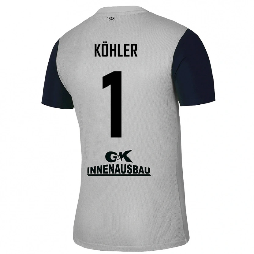 Danxen Damen Lucas Köhler #1 Trikot Grau Schwarz Torwarttrikot 2025/26 Schweiz