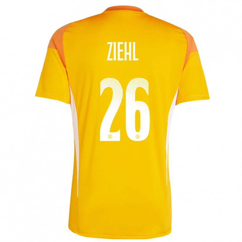 Danxen Damen Nelly Ziehl #26 Trikot Orange Weiß Torwarttrikot 2025/26 Schweiz