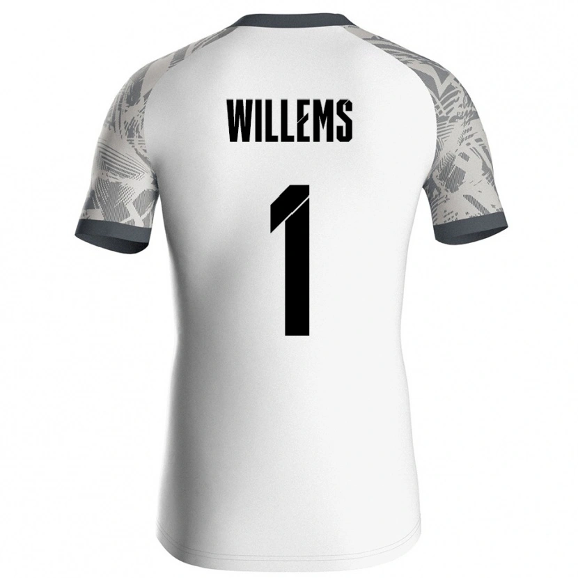 Danxen Damen Leon Willems #1 Trikot Grau Weiß Torwarttrikot 2025/26 Schweiz