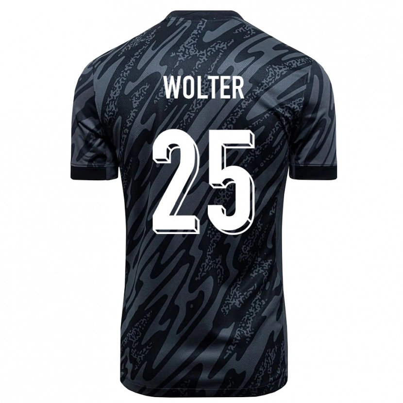 Danxen Damen Fynn Wolter #25 Trikot Schwarzgrau Torwarttrikot 2025/26 Schweiz