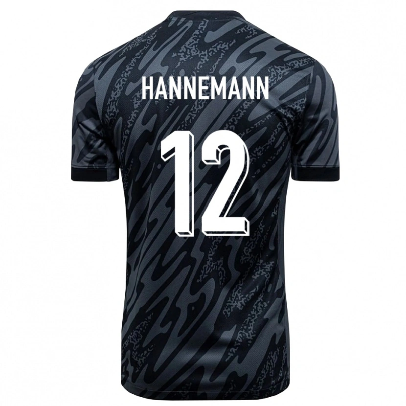 Danxen Damen Sören Hannemann #12 Trikot Schwarzgrau Torwarttrikot 2025/26 Schweiz