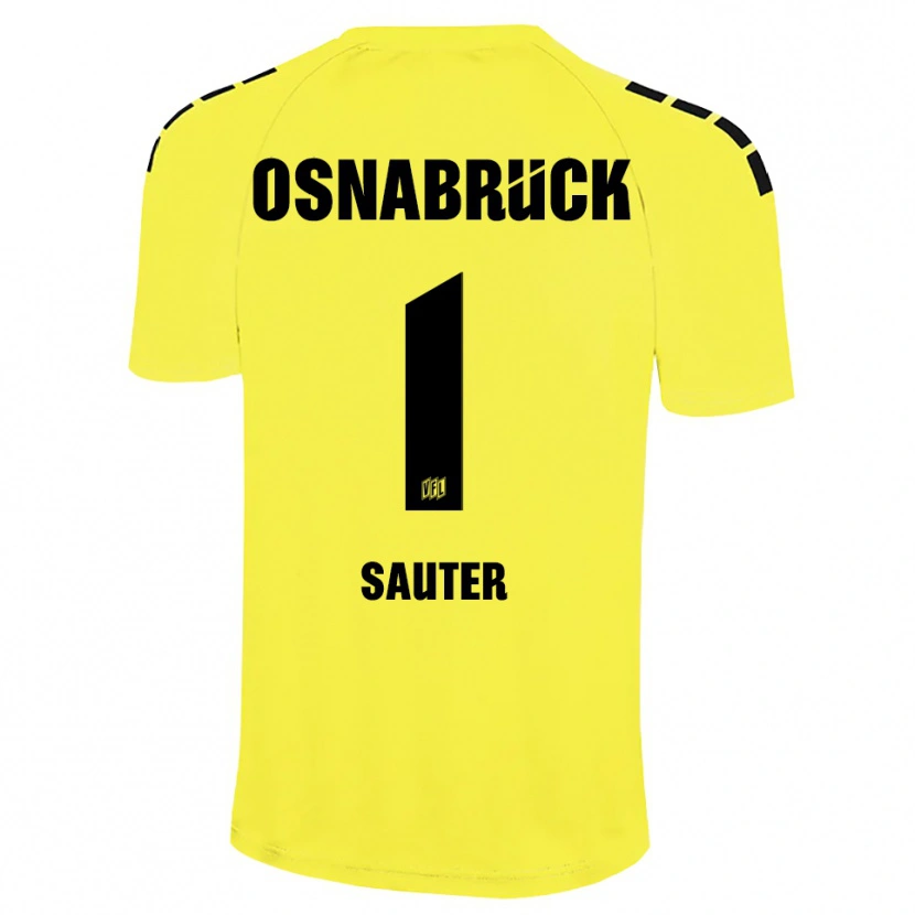 Danxen Damen Niklas Sauter #1 Trikot Gelb Schwarz Torwarttrikot 2025/26 Schweiz