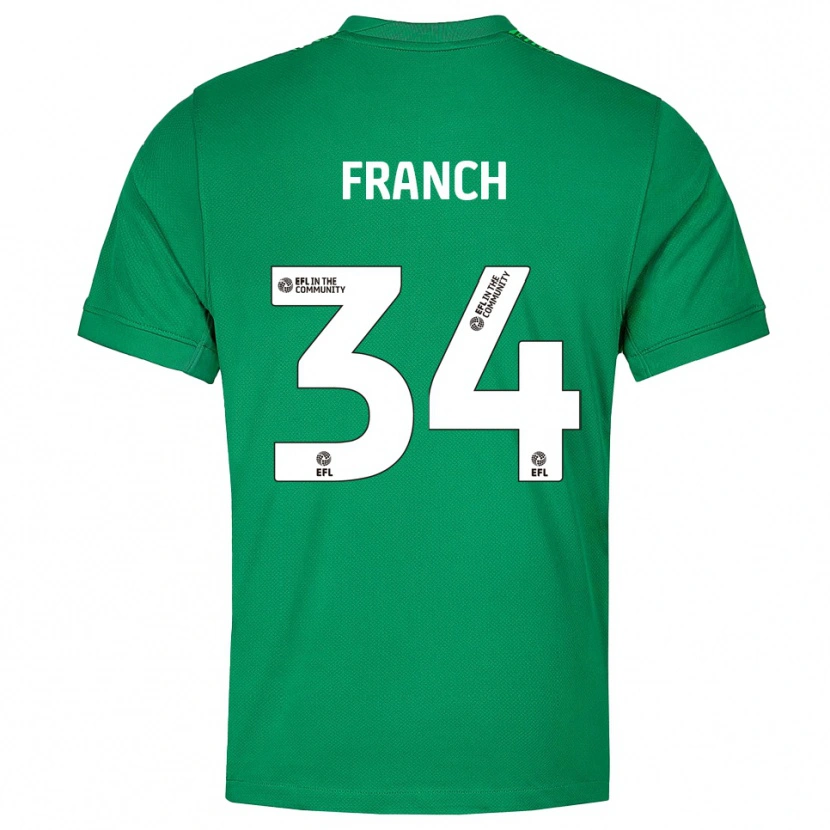 Danxen Damen Adrianna Franch #34 Trikot Grün Weiß Torwarttrikot 2025/26 Schweiz