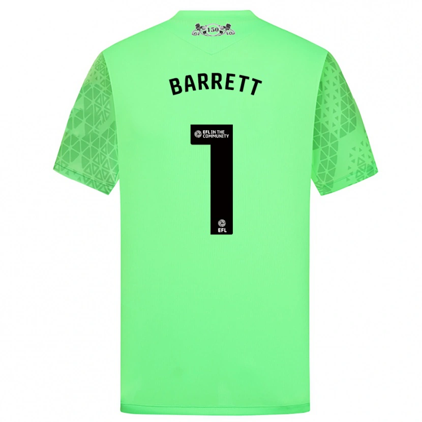 Danxen Damen Jack Barrett #1 Trikot Leuchtgrün Torwarttrikot 2025/26 Schweiz