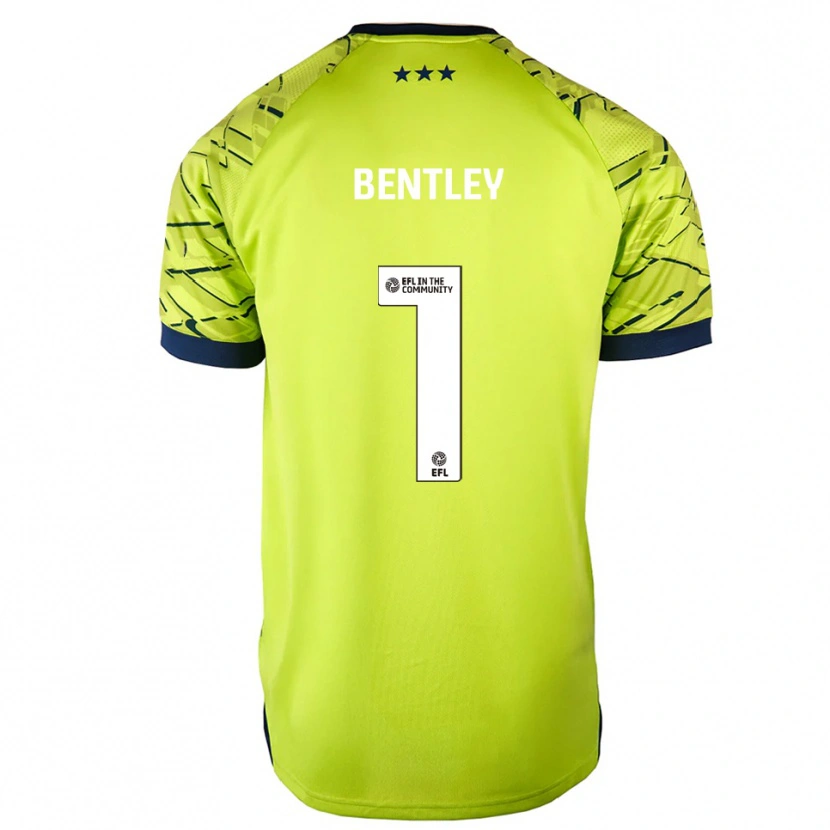 Danxen Damen Josh Bentley #1 Trikot Grün Gelb Torwarttrikot 2025/26 Schweiz