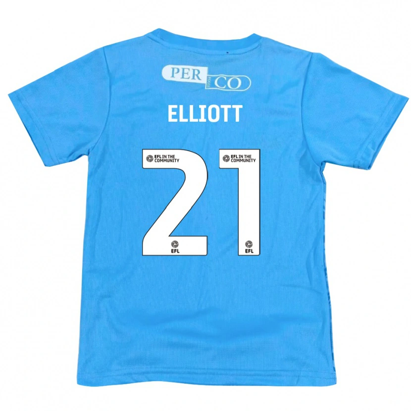 Danxen Damen Felix Elliott #21 Trikot Blau Weiß Torwarttrikot 2025/26 Schweiz