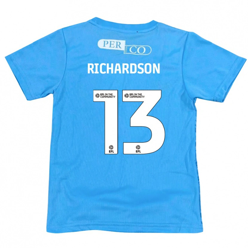 Danxen Damen Joseph Richardson #13 Trikot Blau Weiß Torwarttrikot 2025/26 Schweiz