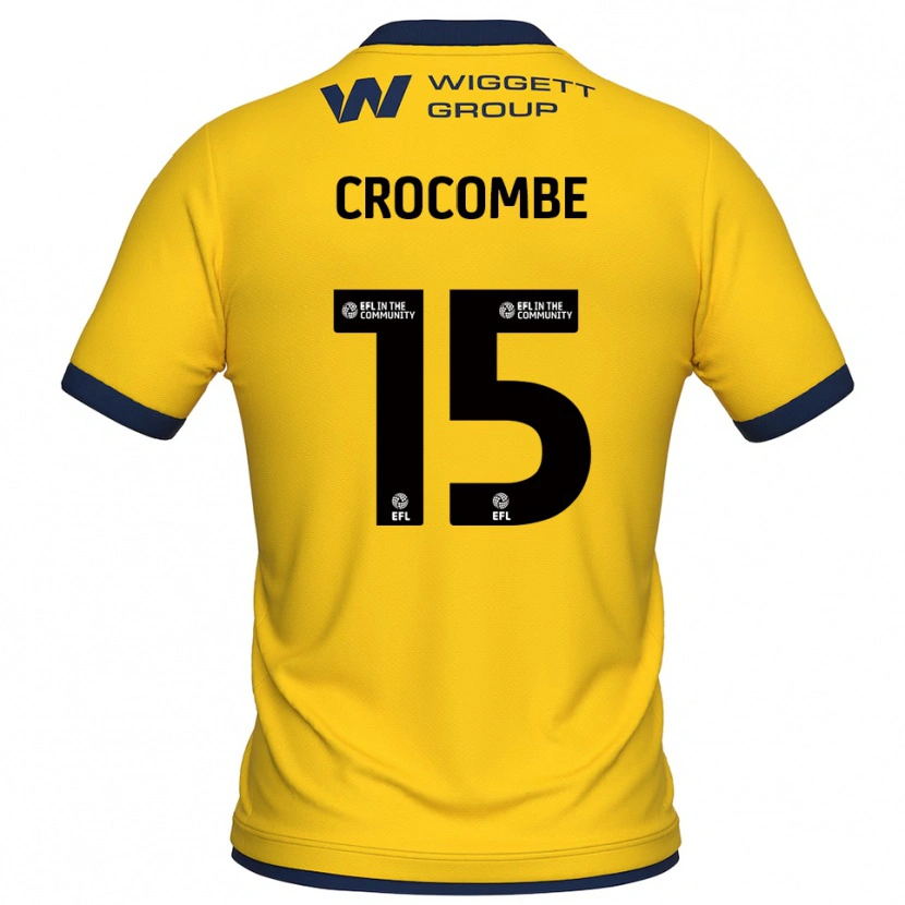 Danxen Damen Max Crocombe #15 Trikot Gelb Schwarz Torwarttrikot 2025/26 Schweiz