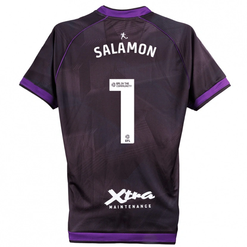 Danxen Damen Matteo Salamon #1 Trikot Violett Weiß Torwarttrikot 2025/26 Schweiz