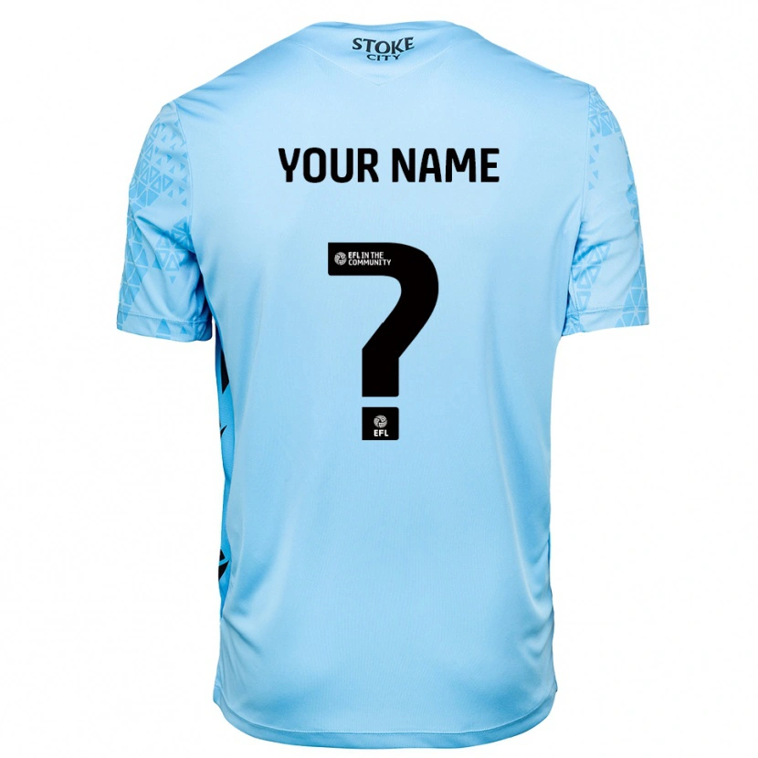 Danxen Damen Stoke City Trikot Himmelblau Schwarz Torwarttrikot 2025/26 Schweiz