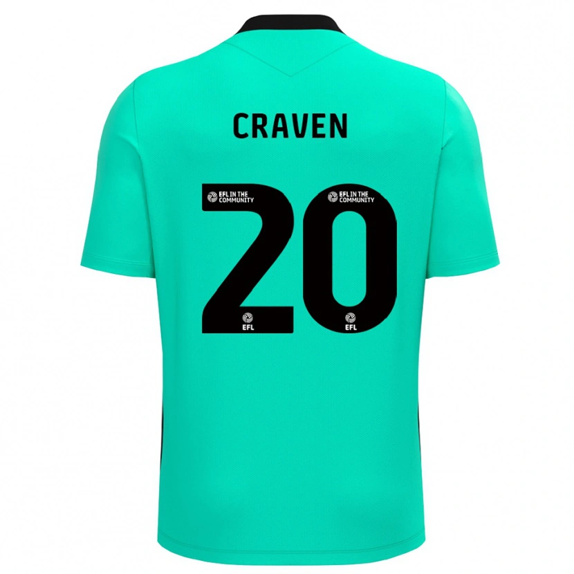 Danxen Damen Lizzie Craven #20 Trikot Mittel Türkis Torwarttrikot 2025/26 Schweiz