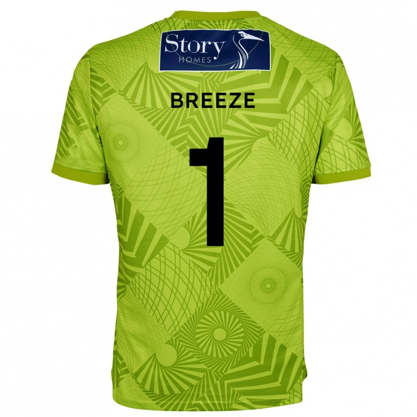 Danxen Damen Gabriel Breeze #1 Trikot Gelb Grün Torwarttrikot 2025/26 Schweiz