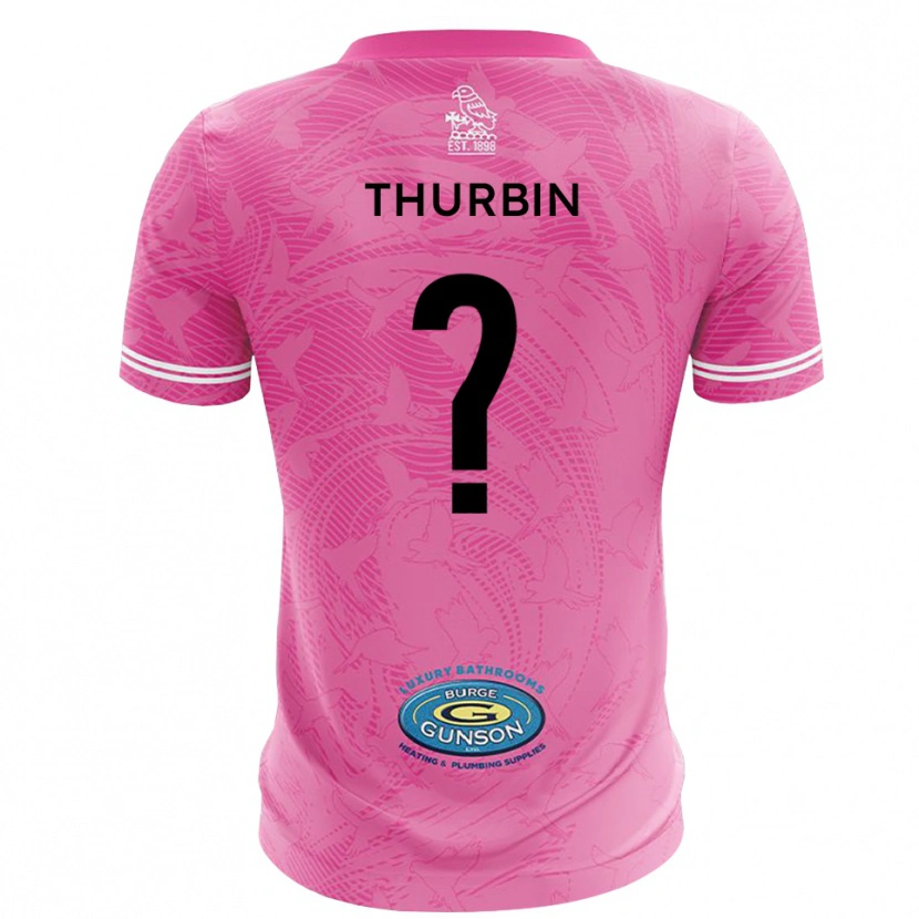 Danxen Damen Johnny Thurbin #0 Trikot Pink Weiß Torwarttrikot 2025/26 Schweiz
