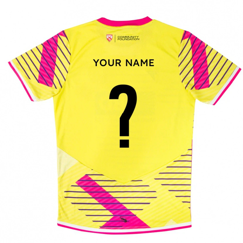Danxen Damen Morecambe FC Trikot Gelb Pink Torwarttrikot 2025/26 Schweiz