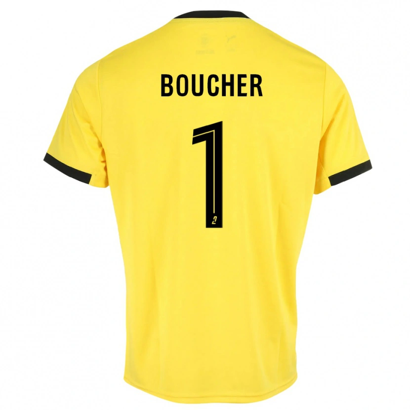 Danxen Damen Zacharie Boucher #1 Trikot Gelb Schwarz Torwarttrikot 2025/26 Schweiz