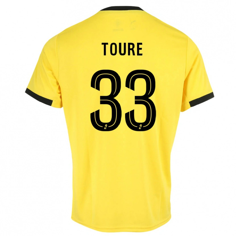 Danxen Damen Almami Touré #33 Trikot Gelb Schwarz Torwarttrikot 2025/26 Schweiz