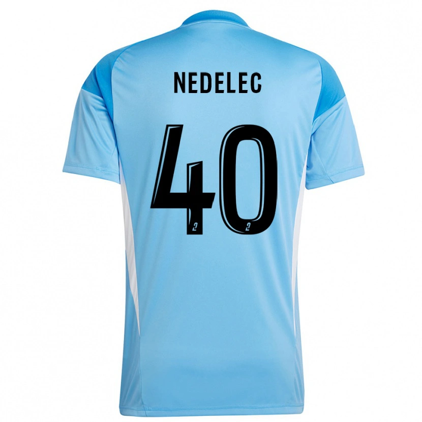 Danxen Damen Aymerick Nedelec #40 Trikot Himmelblau Weiß Torwarttrikot 2025/26 Schweiz