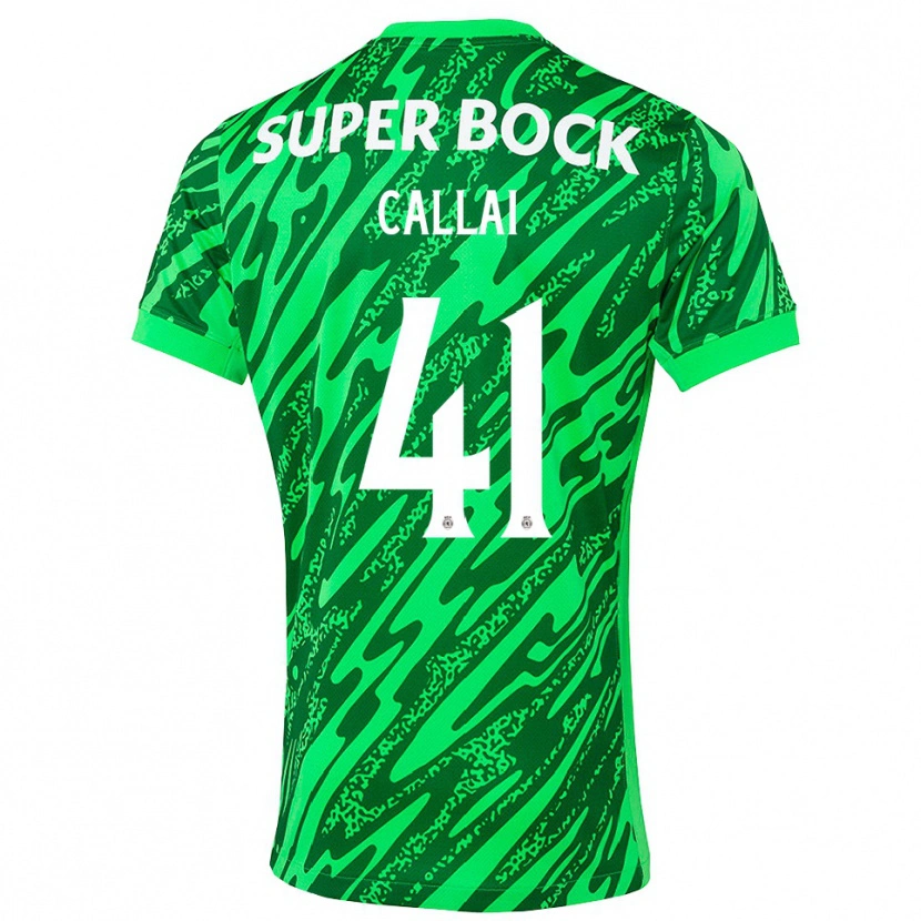 Danxen Damen Diego Callai #41 Trikot Grün Weiß Torwarttrikot 2025/26 Schweiz
