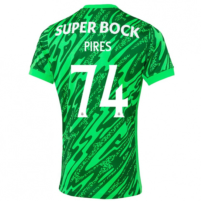 Danxen Damen Guilherme Pires #74 Trikot Grün Weiß Torwarttrikot 2025/26 Schweiz
