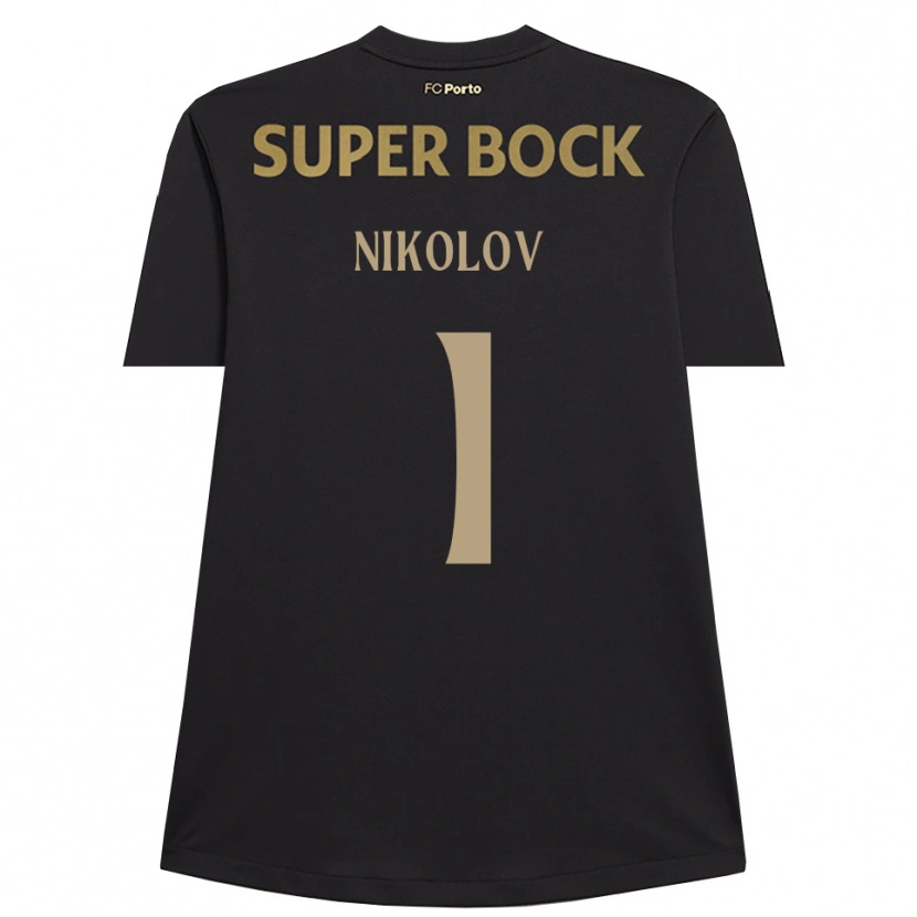 Danxen Damen Antoni Nikolov #1 Trikot Schwarz Braun Torwarttrikot 2025/26 Schweiz