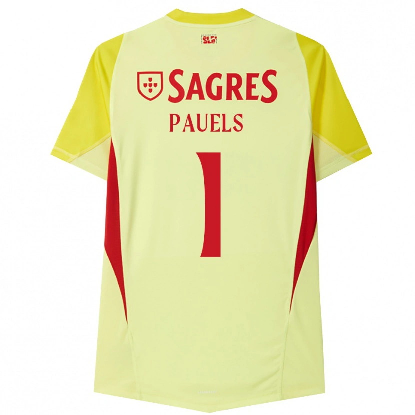 Danxen Damen Lena Pauels #1 Trikot Gelb Rot Torwarttrikot 2025/26 Schweiz