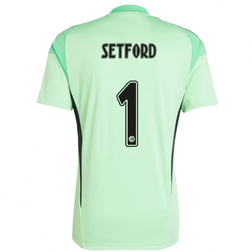 Danxen Damen Charlie Setford #1 Trikot Hellgrün Schwarz Torwarttrikot 2025/26 Schweiz