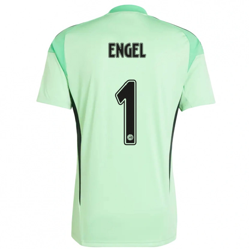 Danxen Damen Mark Engel #1 Trikot Hellgrün Schwarz Torwarttrikot 2025/26 Schweiz