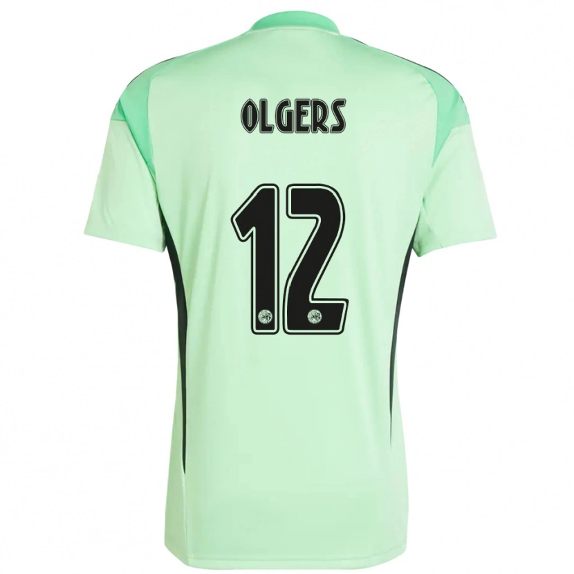Danxen Damen Guus Olgers #12 Trikot Hellgrün Schwarz Torwarttrikot 2025/26 Schweiz