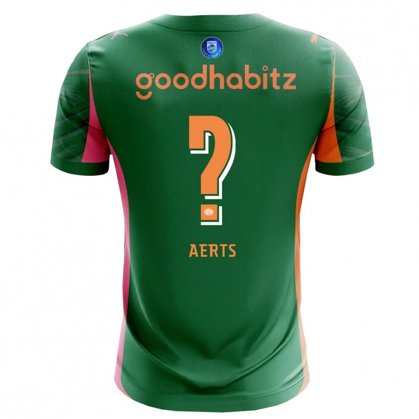 Danxen Damen Jim Aerts #0 Trikot Grün Orange Torwarttrikot 2025/26 Schweiz