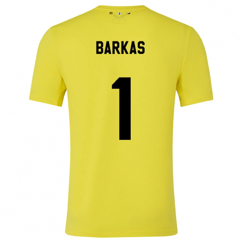 Danxen Damen Vasilios Barkas #1 Trikot Gelb Schwarz Torwarttrikot 2025/26 Schweiz