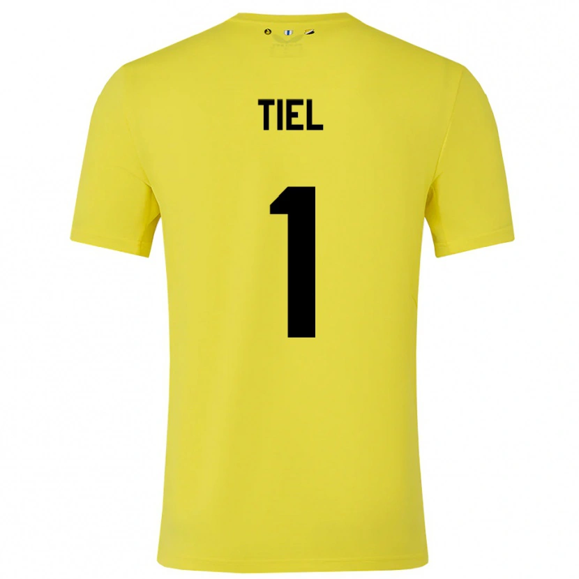 Danxen Damen Mick Tiel #1 Trikot Gelb Schwarz Torwarttrikot 2025/26 Schweiz