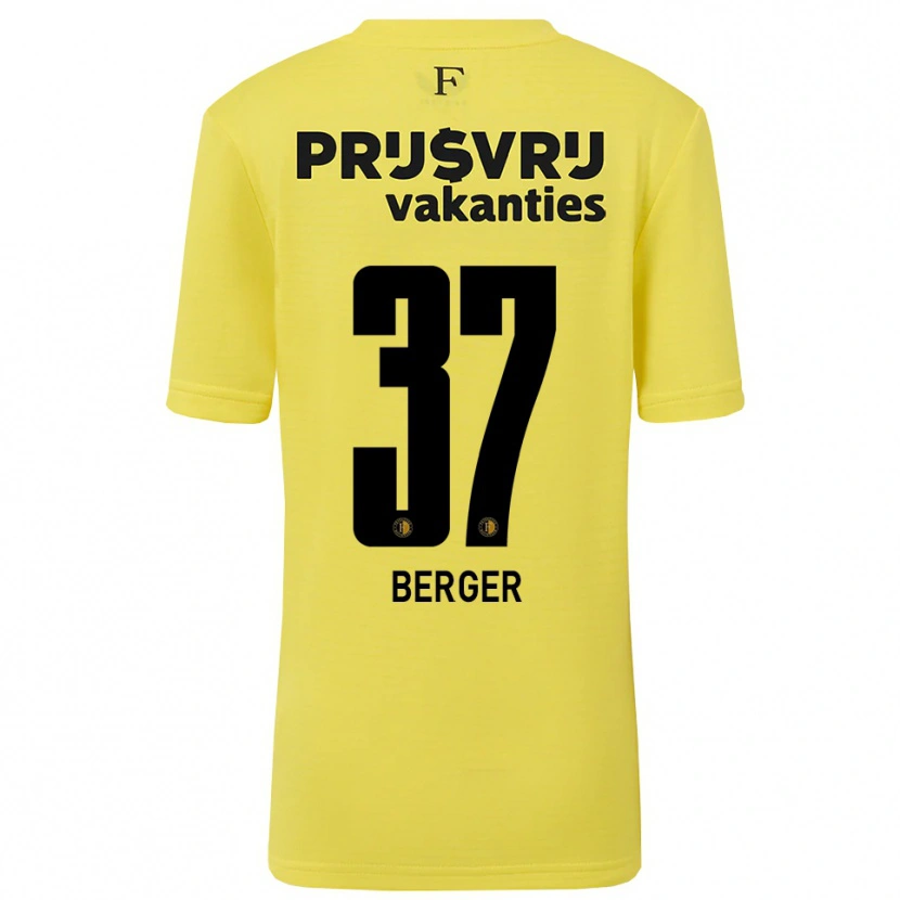 Danxen Damen Mannou Berger #37 Trikot Gelb Schwarz Torwarttrikot 2025/26 Schweiz