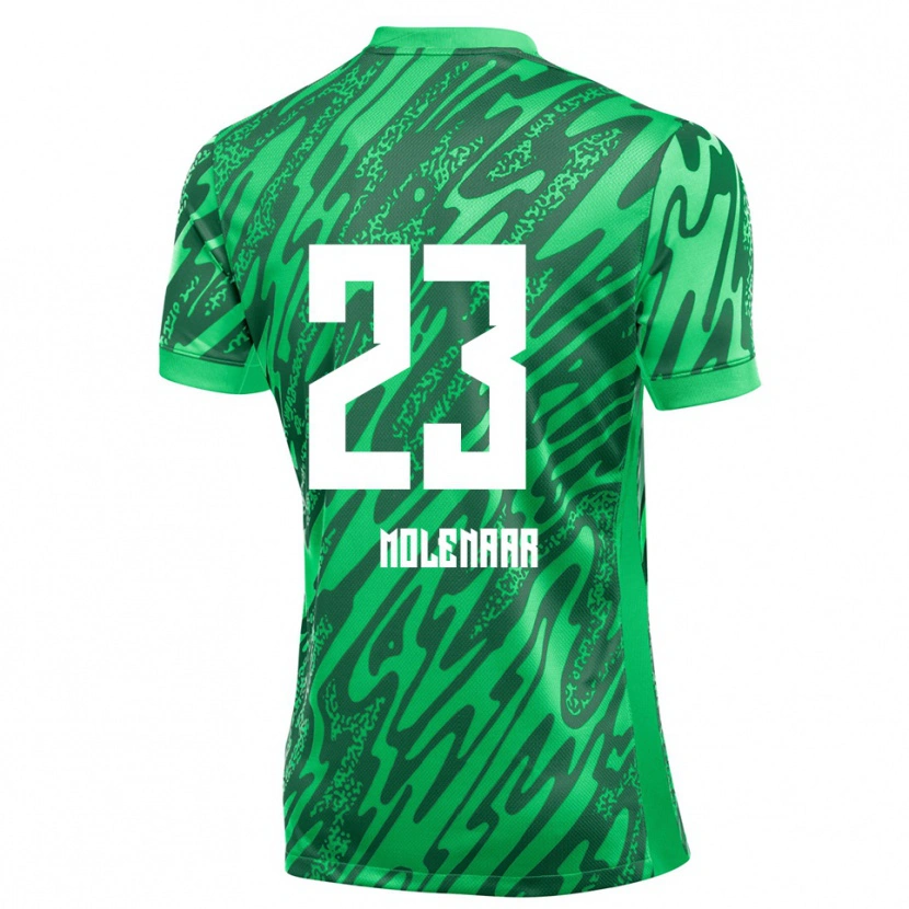 Danxen Damen Finn Molenaar #23 Trikot Grün Weiß Torwarttrikot 2025/26 Schweiz