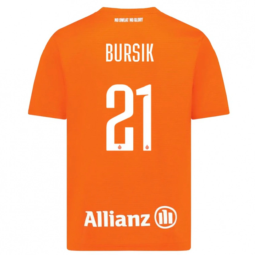 Danxen Damen Josef Bursik #21 Trikot Orange Weiß Torwarttrikot 2025/26 Schweiz