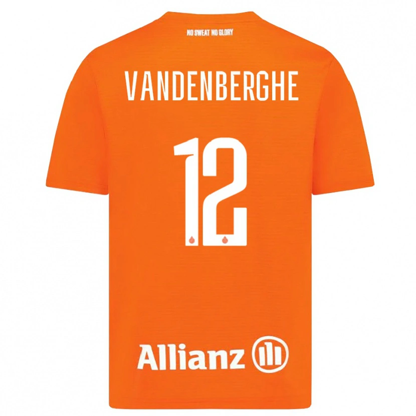 Danxen Damen Xander Vandenberghe #12 Trikot Orange Weiß Torwarttrikot 2025/26 Schweiz