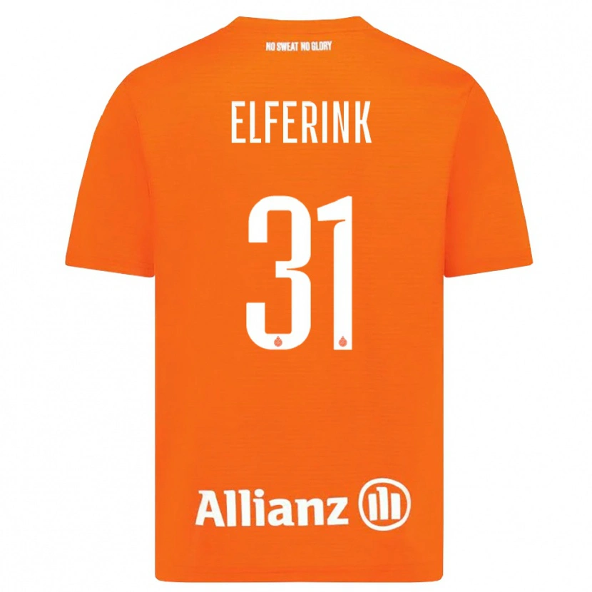 Danxen Damen Marie Elferink #31 Trikot Orange Weiß Torwarttrikot 2025/26 Schweiz