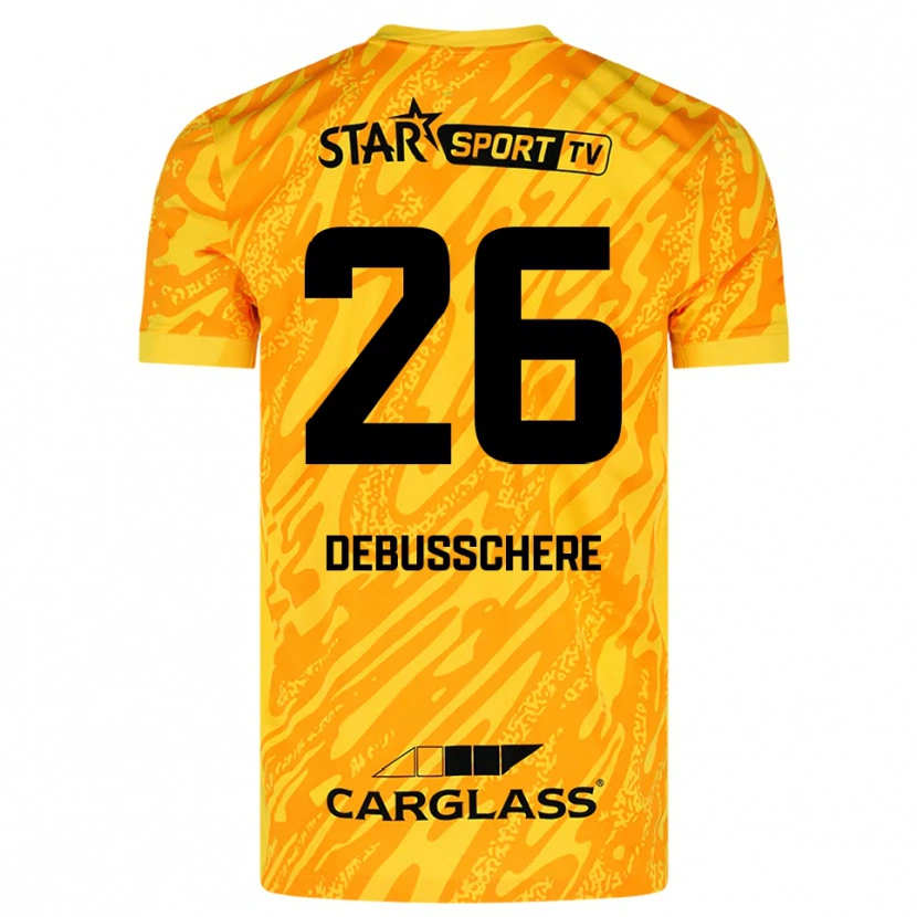 Danxen Damen Vic Debusschere #26 Trikot Orange Gelb Schwarz Torwarttrikot 2025/26 Schweiz