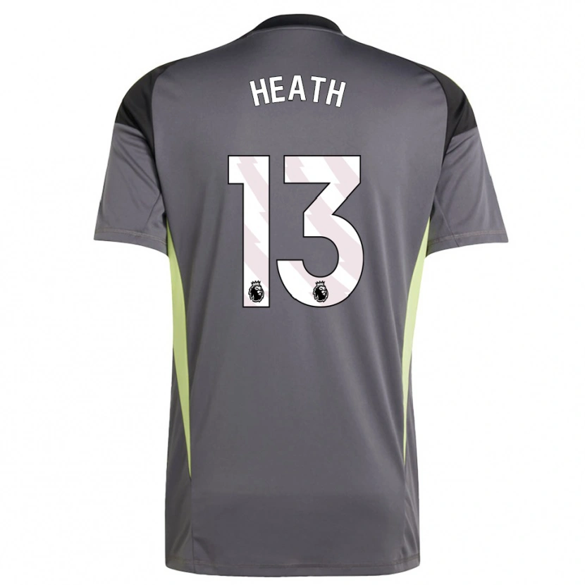 Danxen Damen Fred Heath #13 Trikot Dunkelgrau Weiß Torwarttrikot 2025/26 Schweiz