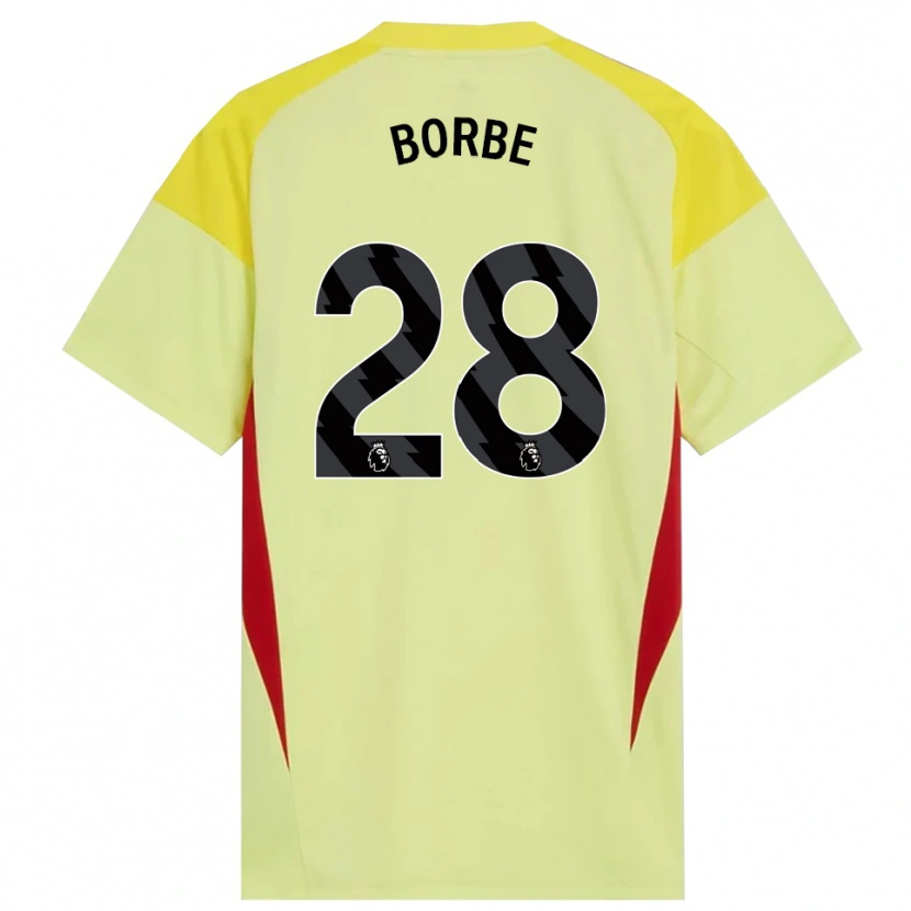 Danxen Damen Anneke Borbe #28 Trikot Gelb Rot Schwarz Torwarttrikot 2025/26 Schweiz