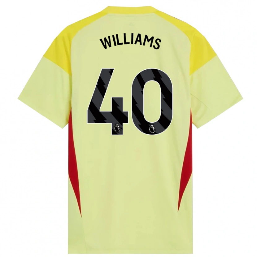 Danxen Damen Naomi Williams #40 Trikot Gelb Rot Schwarz Torwarttrikot 2025/26 Schweiz