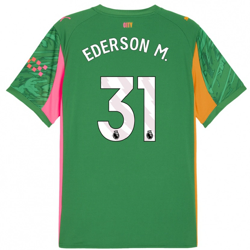 Danxen Damen Ederson #31 Trikot Grün Orange Torwarttrikot 2025/26 Schweiz